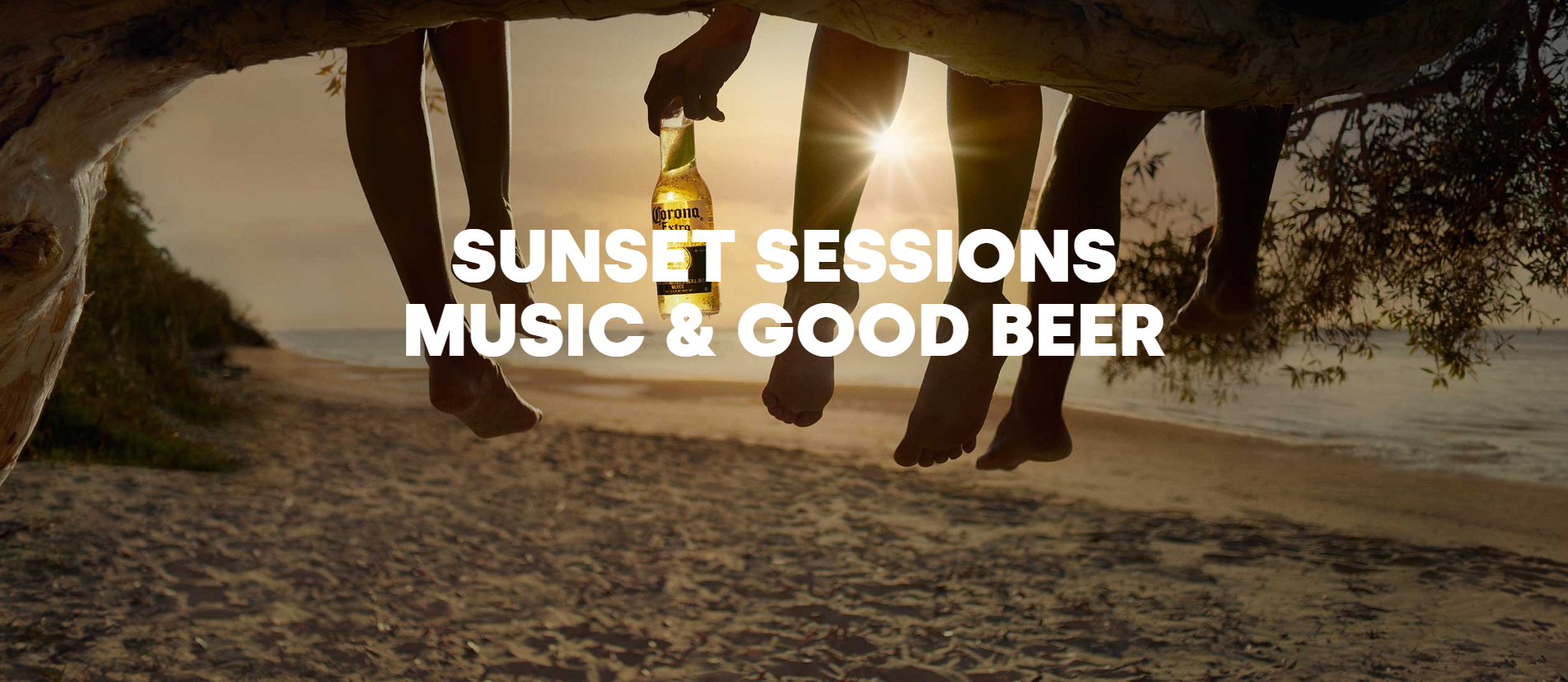 Corona Sunset - עמוד נחיתה אינטראקטיבי לקמפיין קורונה